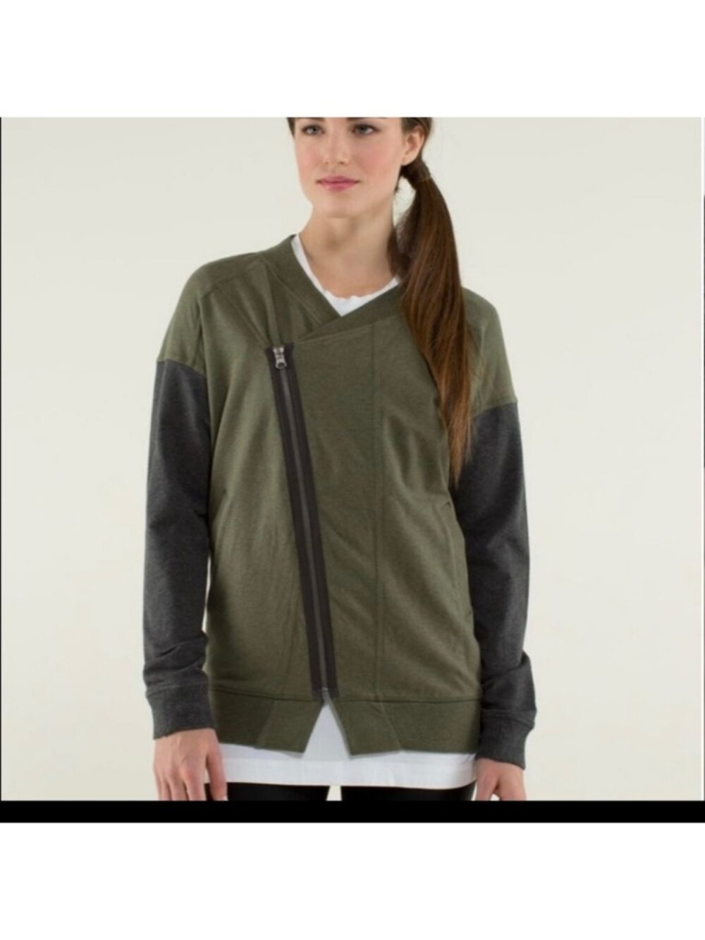 Lululemon Mula Bundle WrapHeathered Fatigue Green / Heathered Dark Grey